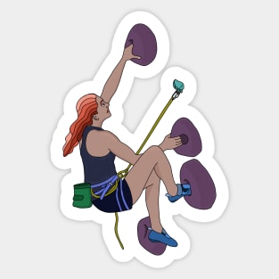 Sport Climbing Sticker